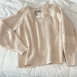 Women’s REISS cream sweater size large